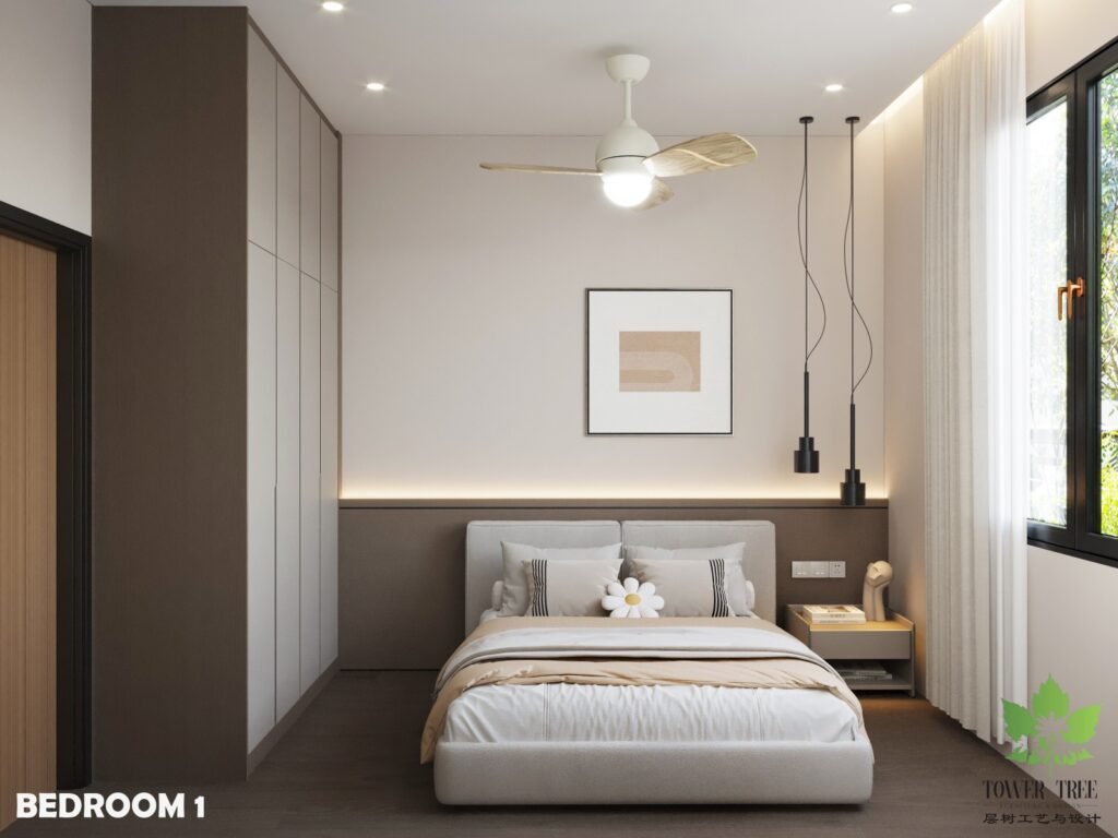 Interior Design for bedroom by Tower Tree Design and Renovation