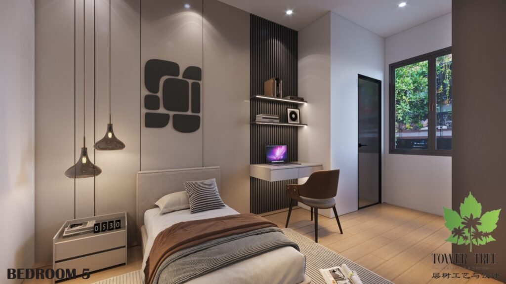 Interior Design for bedroom by Tower Tree Design and Renovation