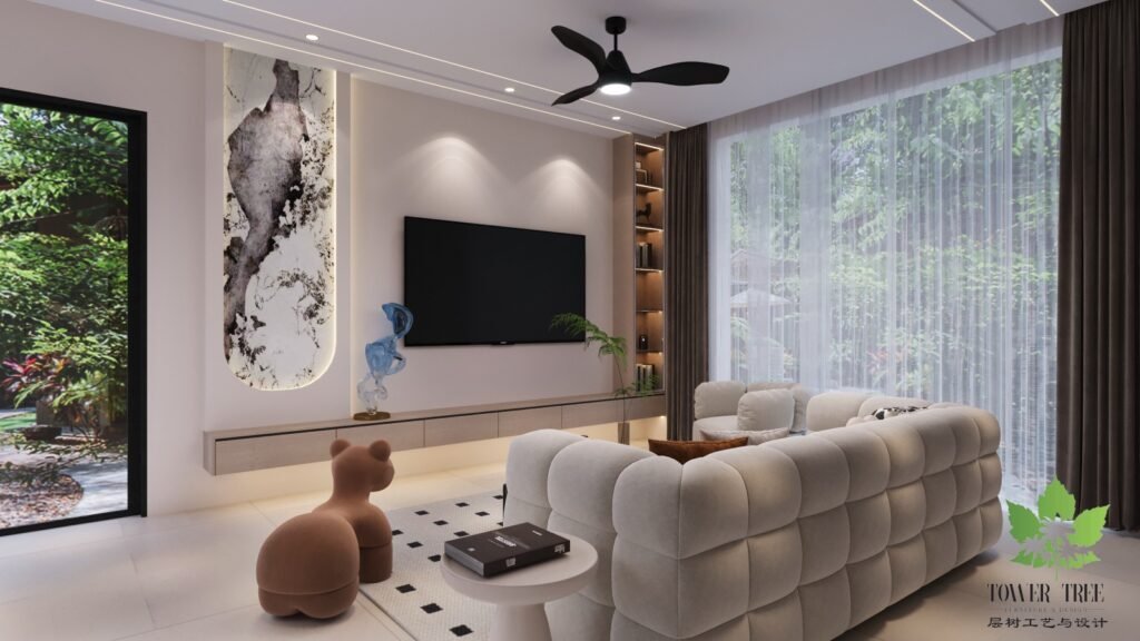 Interior Design, Renovation and Custom Furniture for Living Room